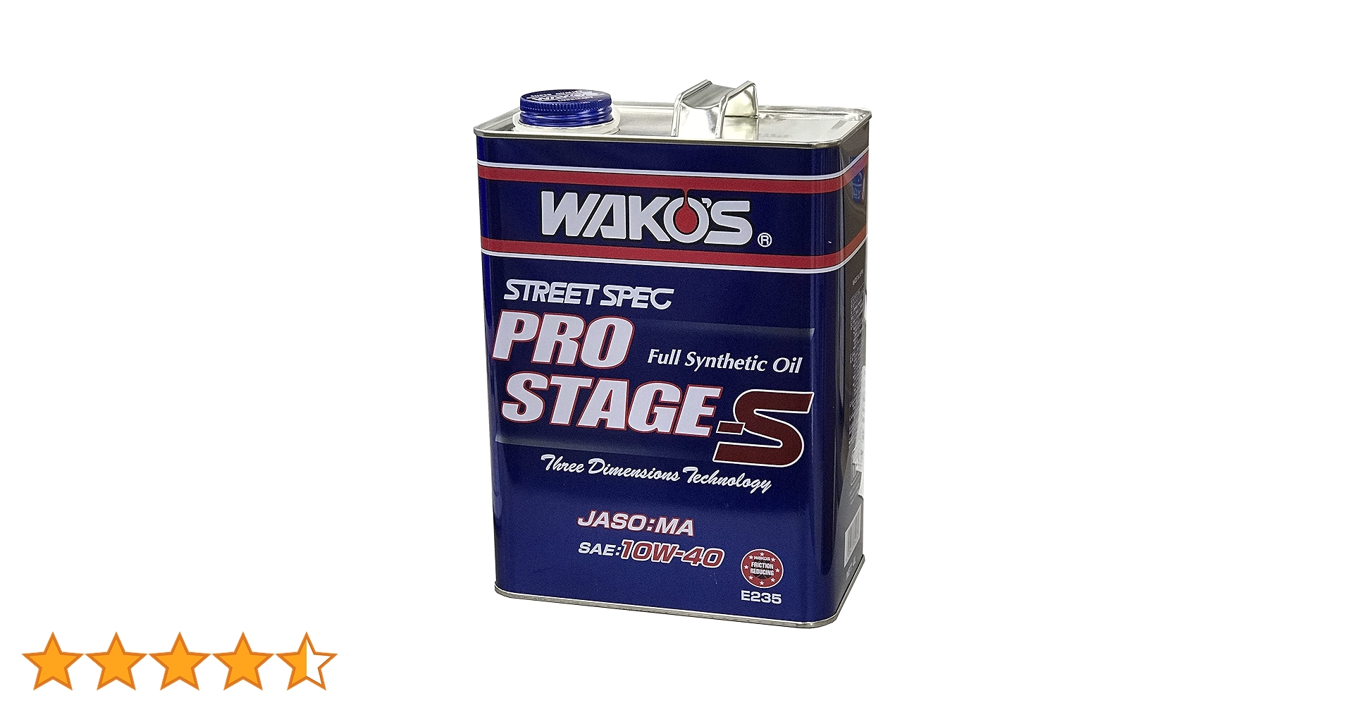 Amazon | ワコーズ エンジンオイル PRO-S40 プロステージS 10W-40 E235